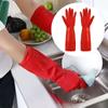 1 Pair Thick Sleeve Rubber Gloves Extra Long Rubber Protective Gauntlets Work Safety Cuffs  Kitchen