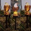 1 шт. светодиодный садовый светильник Eagle на солнечной батарее, декор для наружного освещения из смолы, газонные светильники для двора и сада, праздничное ландшафтное украшение