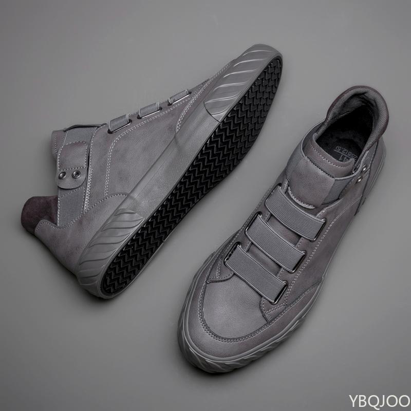 2024 Новые мужские кожаные туфли Корейский тренд Удобные лоферы Мужская обувь Британская мода Мужские высокие кроссовки Новые мокасины для мужчин