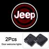 Led HD Car Door Logo Welcome Light Projector Lamps For Jeep Renegade Compass Grand Cherokee Wrangler Gladiator Patriot Liberty NXJPT1
