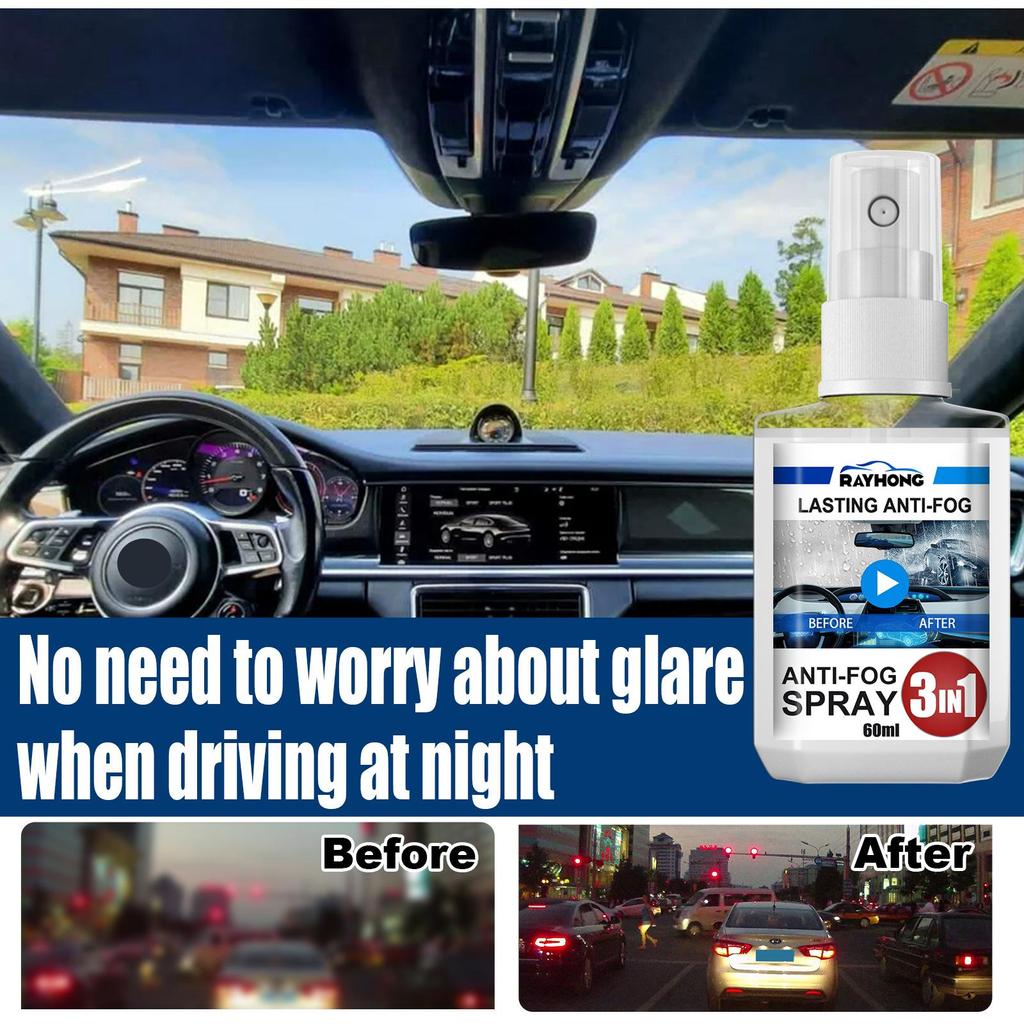 YEGBONG Средство против запотевания для автомобильного стекла Очистка автомобильных стекол Водоотталкивающее средство против запотевания стекол