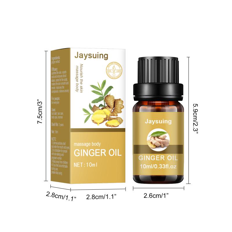 Ginger Slim-Ming Oil Weig-Ht Loss Fast Waist Tightening Belly Firming Cellulite Remover Body Shaping Massage Fat Burn-Ing Serum