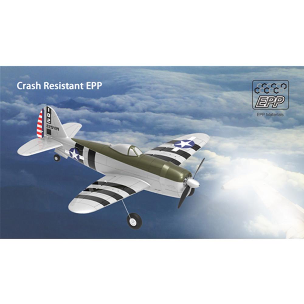 Eachine Mini P-47 Razorback Bonnie Warbird EPP 500mm Wingspan RTF 2.4G 6-Axis Gyro Stabilizer RC High Scale Airplane Fixed Wing with Flight Controller