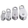 304 Stainless Steel Single Wheel Swivel Pulley Block Lifting Rope M32