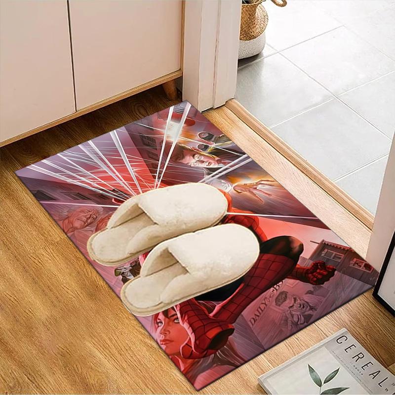 Red Spider Art Rug for Living Room, Game Rooms, Office, Bedroom, Office Floor Mat Playful Design, fan gifts Christmas decor