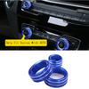 Car Air Condition/Audio Volume Control  Knob Trim Ring Accesories Fit For 1 2 3 3GT 4  X1 F30 F34 F20(With AUTO Button)