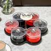 Dried Fruit Tray Light Luxury Creative Food Grade Fruit Tray with Lid Household Nut Candy Snack Tray Refreshment Tray Snack Tray