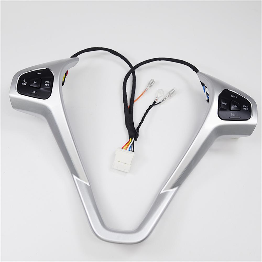 Синий светодиодный переключатель круиз-контроля Многофункциональная кнопка на рулевом колесе для Ford Fie