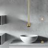 Bathroom Creative Ceiling Water Drop Faucet All Copper Cold and Hot Hang Ceiling Faucet Bathroom Wall Mounted Hot Cold Sink