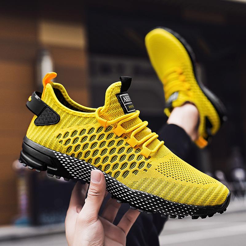 Men's Running Shoes Mens Sneakers Shoes Mesh Breathable Outdoor Tennis Walking Gym Shoes for Men Plus Size 40-47
