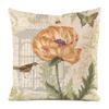 Nordic Pastoral Style Digital Printing Short Plush Pillow Cover Decorative For Car Sofa Office Cushion Cover Home Goods