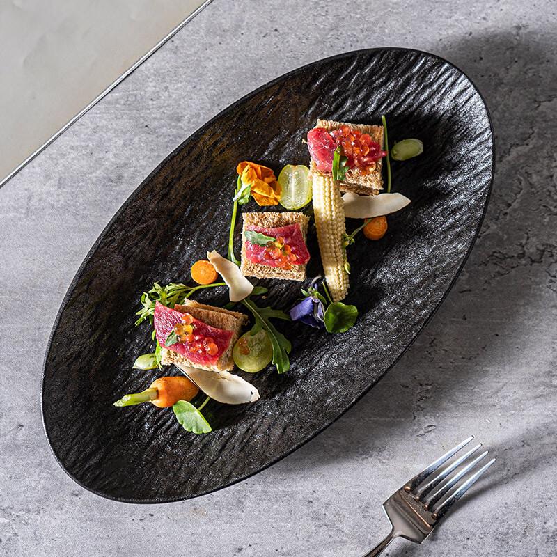 ZISIZ Ceramic Oven-Safe Serving Plate