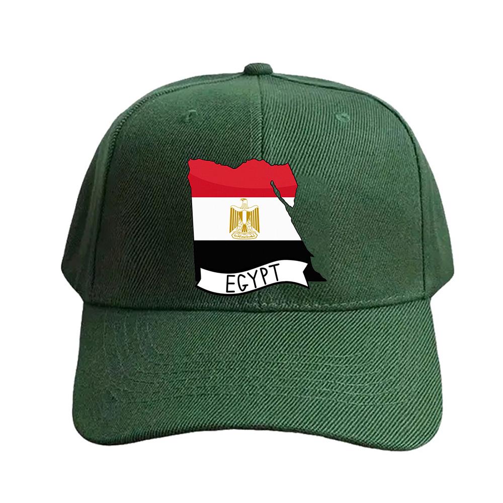 Egypt Flag Map Woman Man Baseball Cap Adult Adjustable with Curved Brim Hiking Fishing Hat trucker cap Summer Fashion