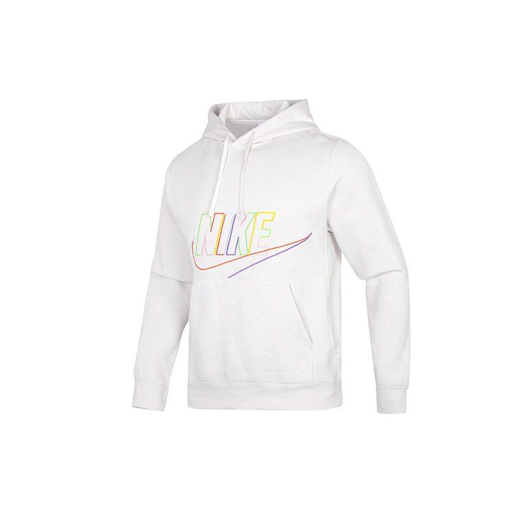 Nike Sweatshirts Men's White Hooded Moderate Regular DX0542-030