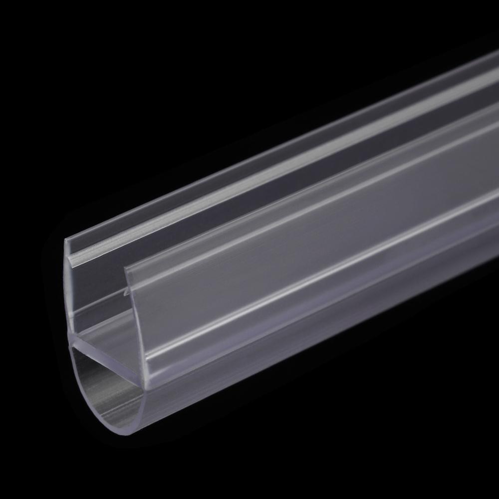 4mm/6mm/8mm/10mm/12mm PVC Sealing Strips Bathroom Glass Door Weatherstrip Window Seal Water Baffle Rubber Bath Screen Hardware