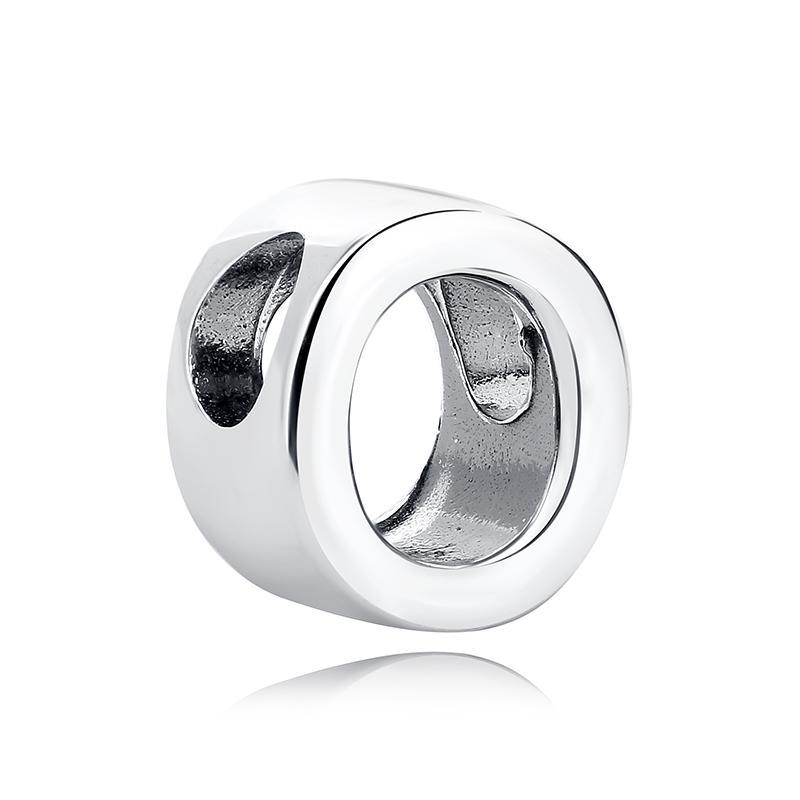 Original 925 Silver Charms Beads 12 Zodiac A-Z Letters Virgo Aries Fit Pan Bracelets Necklaces Jewelry For Women