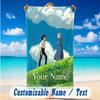 Beach Towel Custom Name Text, Quick Dry Large Towel For Beach HomeHowl's Moving Castle