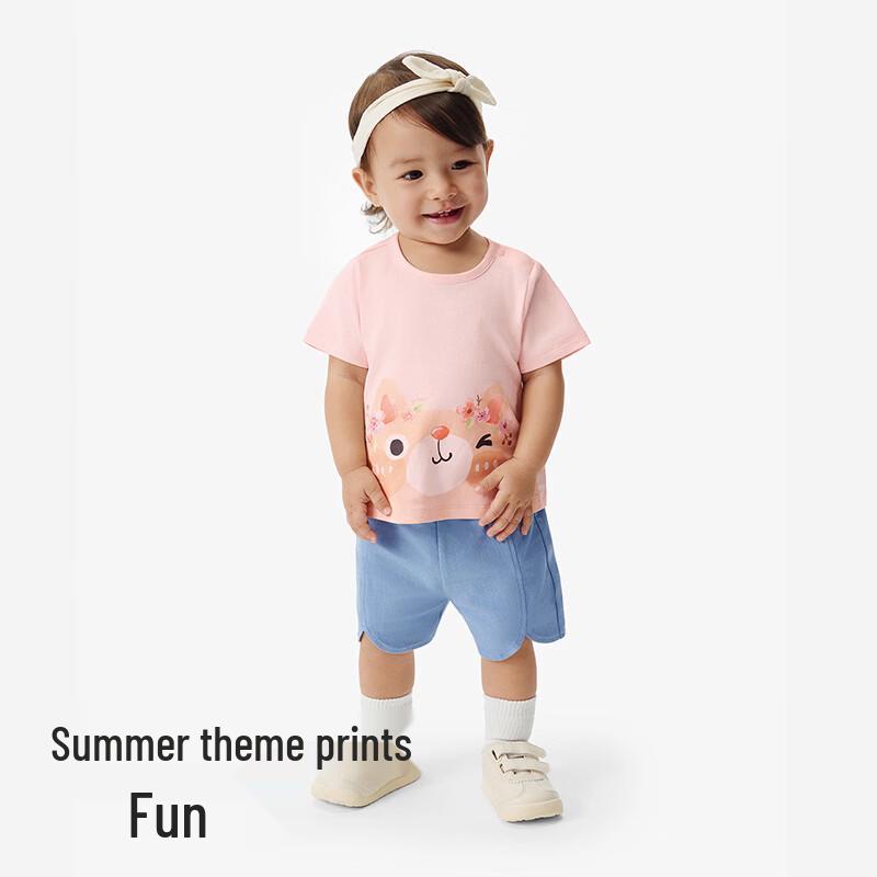 YEEHOO Kids' Summer Cotton Cartoon Short Set