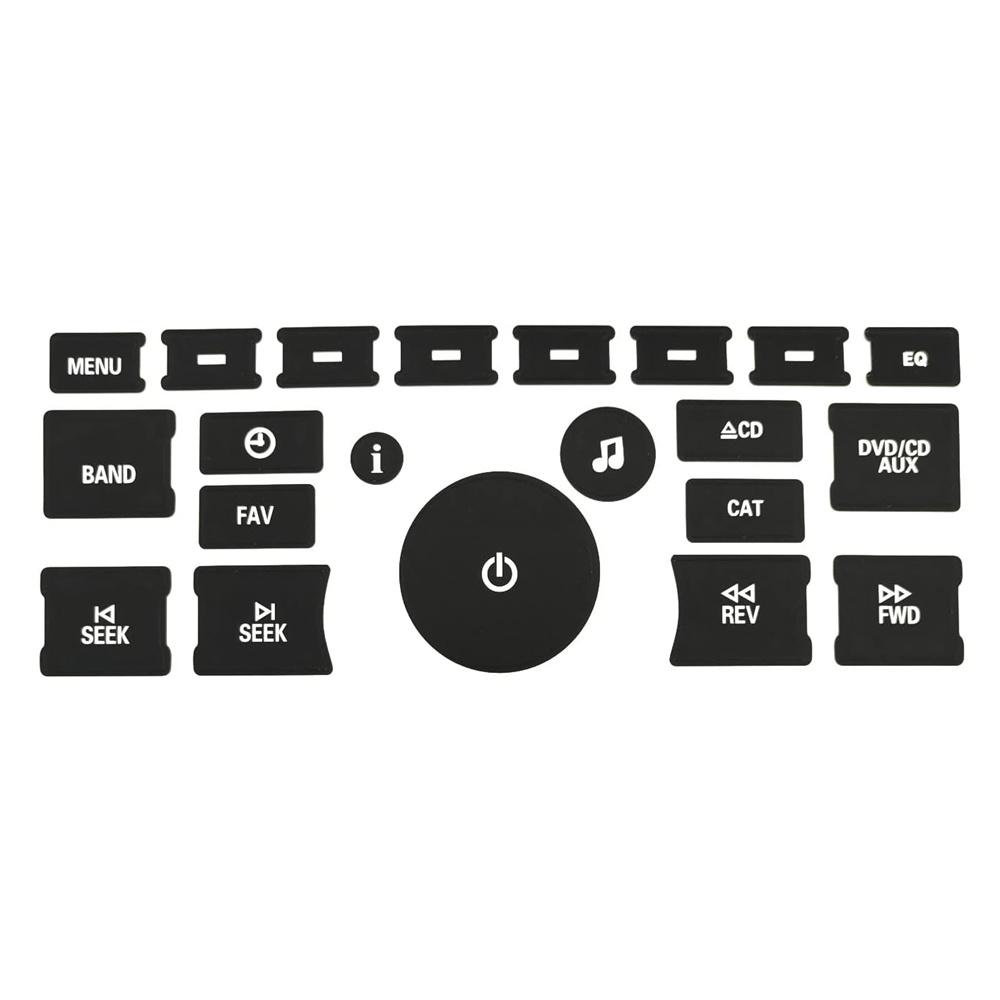 Комплект для ремонта кнопок Наклейка переключателя приборной панели AC для Chevrolet Silverado 2007-2013