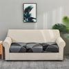 Эластичный чехол на подушку сиденья дивана для гостиной, стрейчевый чехол для кресла с цветочным принтом, чехол для дивана, угловой L-образной формы, съемный, пылезащитный