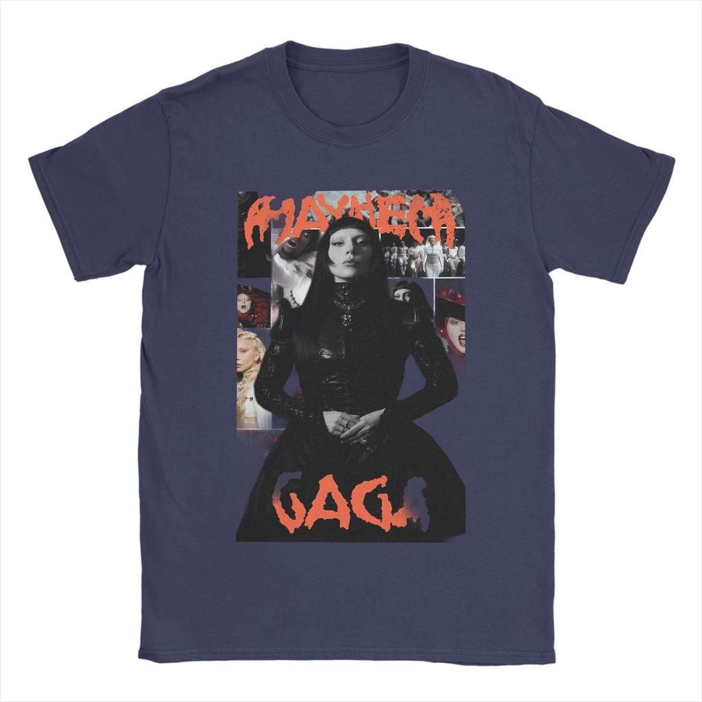 Футболка Lady Gaga для мужчин и женщин, альбом Mayhem, креативные футболки из чистого хлопка, с круглым вырезом, с коротким рукавом, одежда, подарок на день рождения