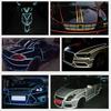 8-метровая светоотражающая полоса для стайлинга автомобиля, мотоцикла, велосипеда, кузова, диска, колеса, наклейки, декоративные синие/красные/желтые