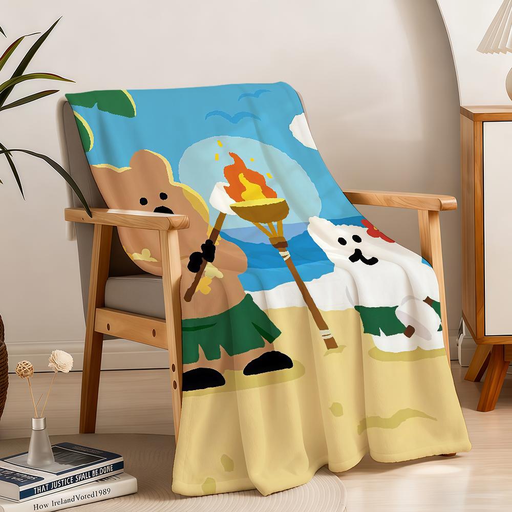 Cute Blanket Throw Super Cosy Plush D-DDinotaengS-ES Living Room Sofa Couch Childish Birthday Gifts