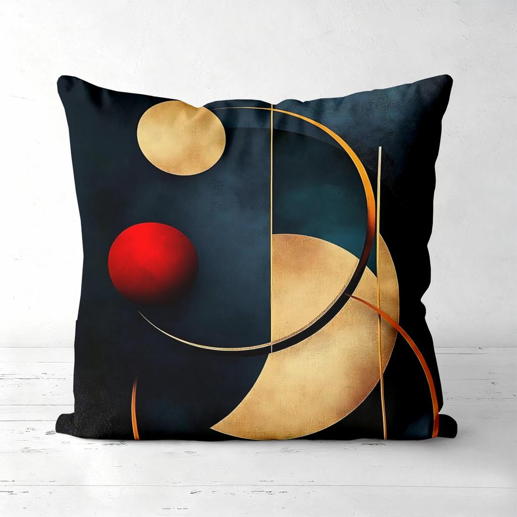 Чехлы на подушки для дивана в стиле Mid Century Modern, геометрический абстрактный узор, чехол для подушки, подходит для дивана, спальни, автомобиля