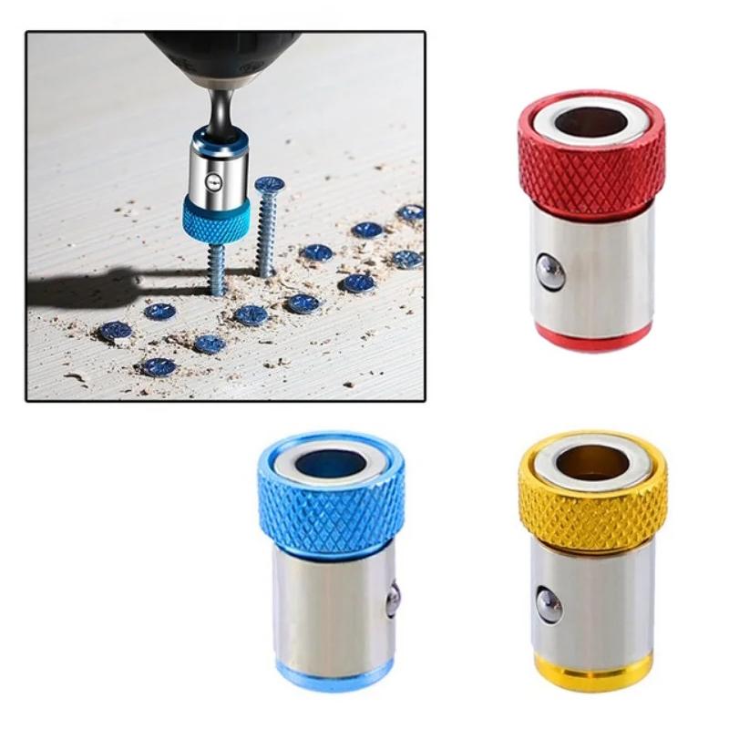 Магнитный держатель бит Магнитное кольцо Сильный намагничиватель Демагнетизатор 6,35 мм Держатель бит для крестовой отвертки Phillips Ручные инструменты