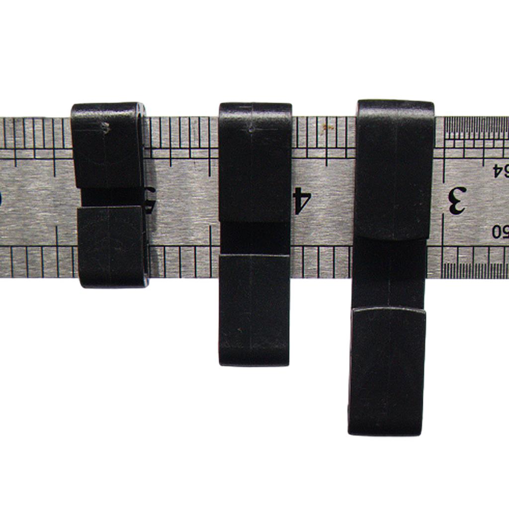 20 шт. Пластиковый зажим для концов стропы, быстросъемный фиксатор, соединительная пряжка для организации ремней рюкзака/сумки, прост в использовании