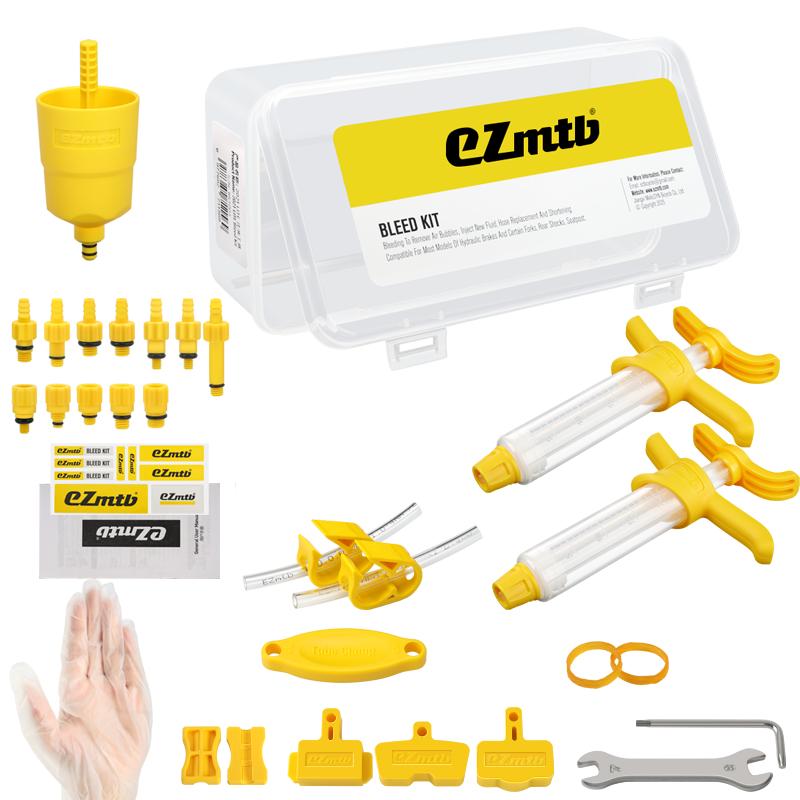 RIDERACE Bicycle Hydraulic Disc Brake Oil Bleed Kit Tools Ezmtb For SHIMANO SRAM Avid MAGURA Road Cycling MTB Bike Repair Tool
