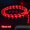 2.4A Flowing Colors LED Glow USB Charger Type C Cable for Android Micro USB Charging Cable for iPhone 11 12 Pro Max Samsung Charge Wire Cord