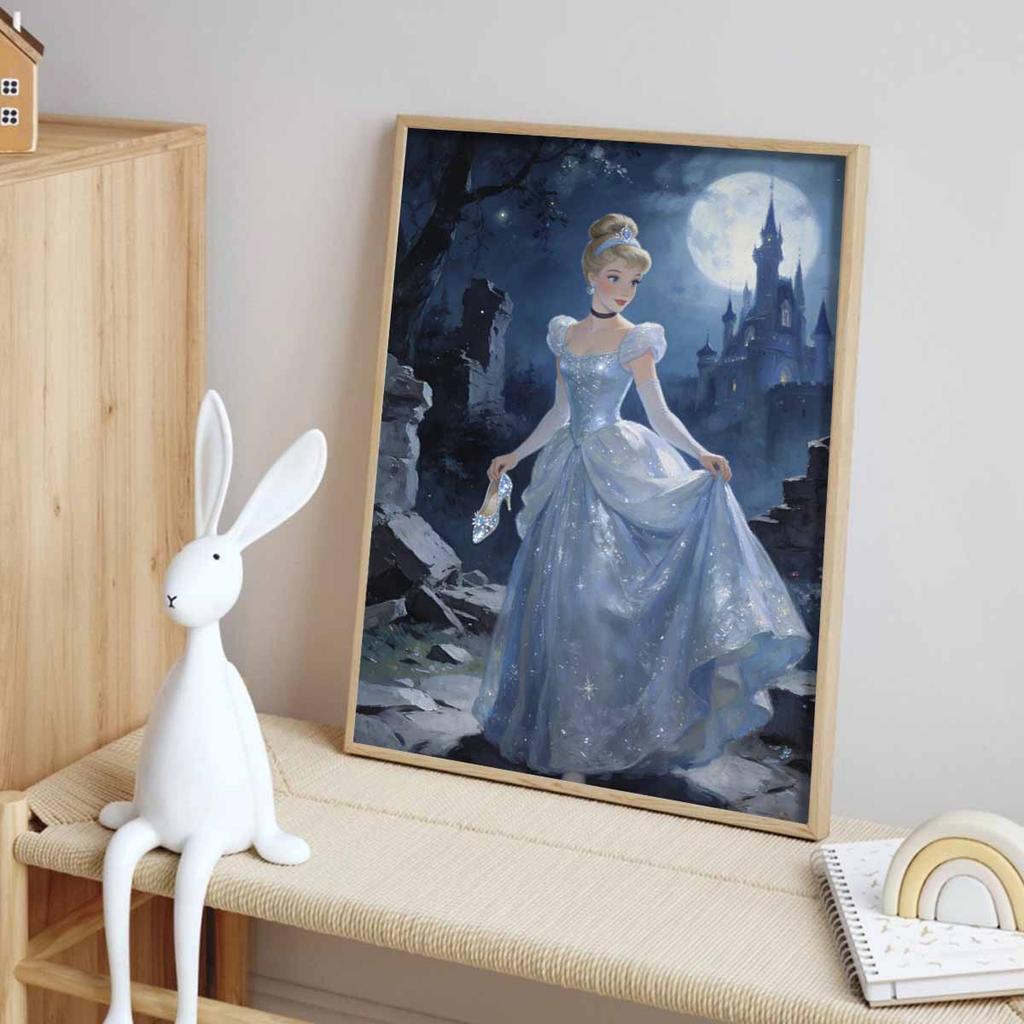 Disney Золушка Алмазная Живопись Арт Мозаика Набор Ручная работа diy5D Домашний Декор Подарок