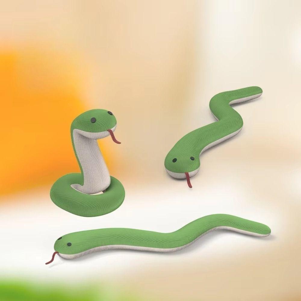 Plush Kitten Toy Snake Soft Touch Snake Shape Cat Toy Creative Interactive Pet Toy Indoor