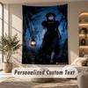Wall Hanging Tapestry Art Cloth Bedroom Room Background DecorWednesday Addams