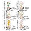 Colorful Crystal Flower Decoration Creative Car Ornaments Mini Crystal Glass Flowers  Table Decor