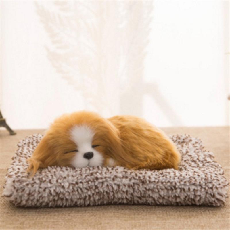 Мягкие игрушки Милые имитационные животные Лабрадор/Хаски Кукла Плюшевые спящие собаки Игрушка для детей Игрушка Украшения Подарок на день рождения Дети