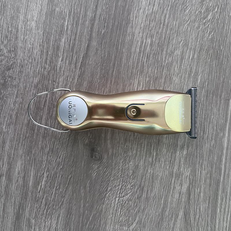 0,1 мм Т-образная машинка для стрижки волос, золотая машинка для стрижки волос, золотой, серебряный триммер для салона, 110 220 В, парикмахерский электрический триммер для стрижки