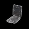 10PCS Clear Standard Holder Memory Card Case Transparent Storage Box SD/TF SDHC Card