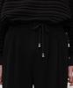 MINAV Supreme Three-Puck Elastic Waist Wide Pants [Black]