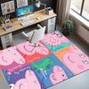 Peppa Pig Pattern Rug, Indoor/Outdoor Mat, for Picnic, Gameroom, Bedroom, Office, Living Room, Home Decor Carpet, Birthday Gift