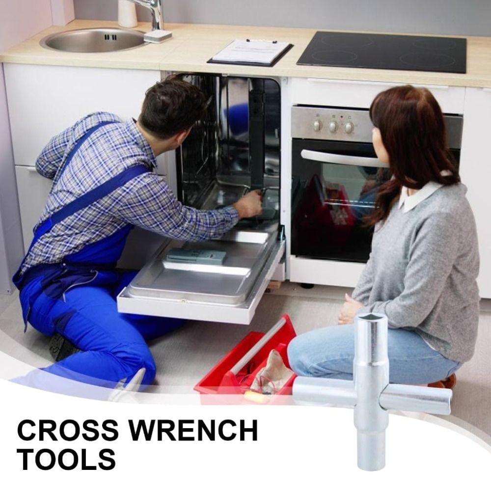 Многофункциональный дизайн Квадратный Ключ-гаечный ключ Ключ для коммунальных служб Вода Обслуживание ванной комнаты