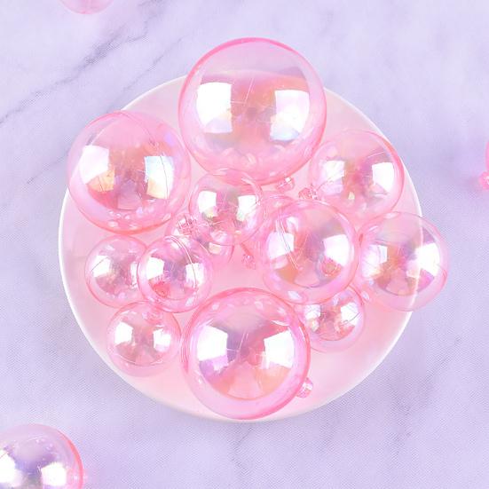 10Pcs Cake Decoration Ball Transparent Christmas Tree Wedding Party Cake Decorating Ball Bakery Supplies