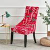 Эластичные чехлы для стульев в столовой, чехлы для кресел с покатой спинкой, чехлы для сидений в пасторальном стиле для дома, вечеринки, банкета, офиса