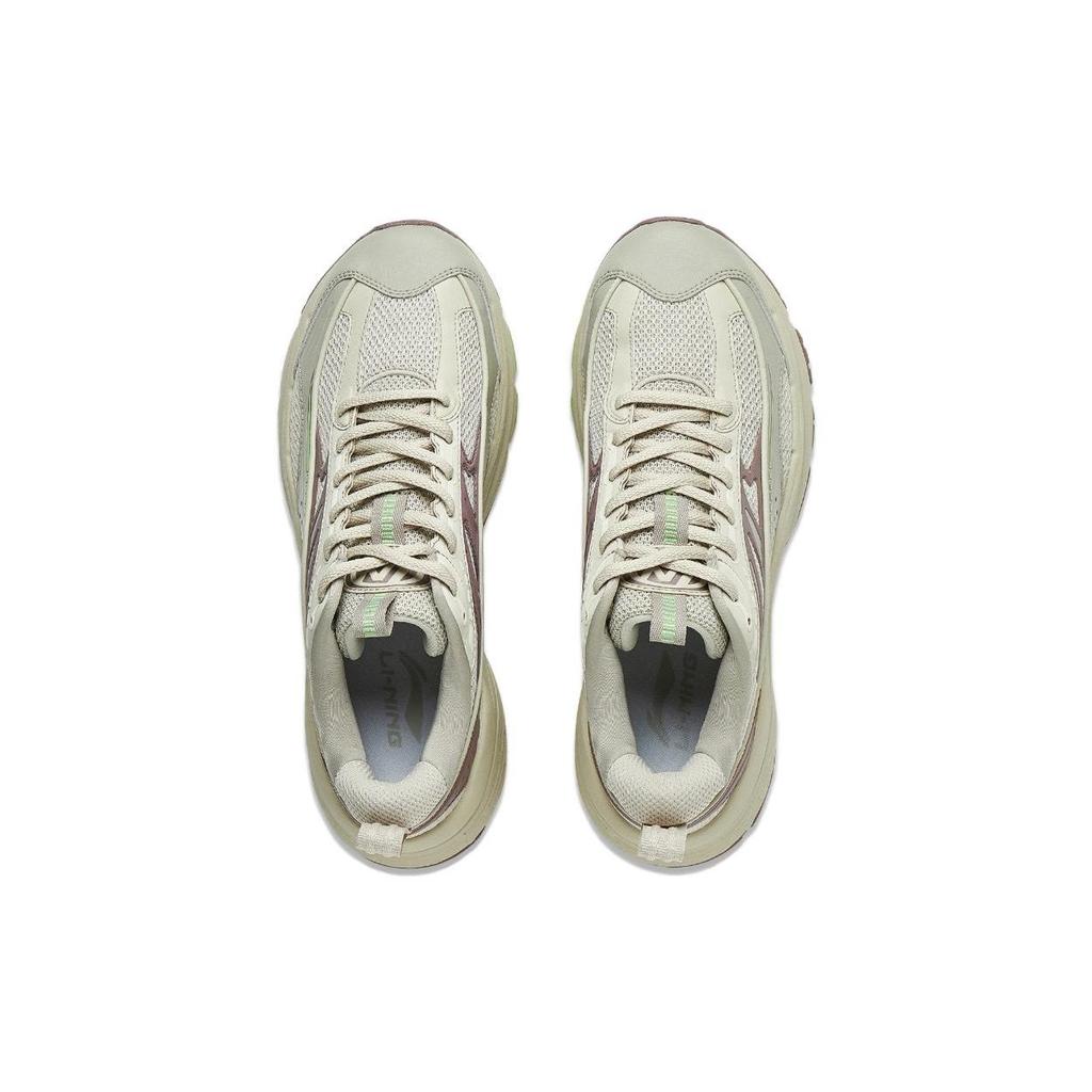 Li-Ning Yixing Lite Повседневные Удобные Нескользящие Износостойкие Дышащие Низкие Кроссовки Для Мужчин Бежевый AGCT235-5