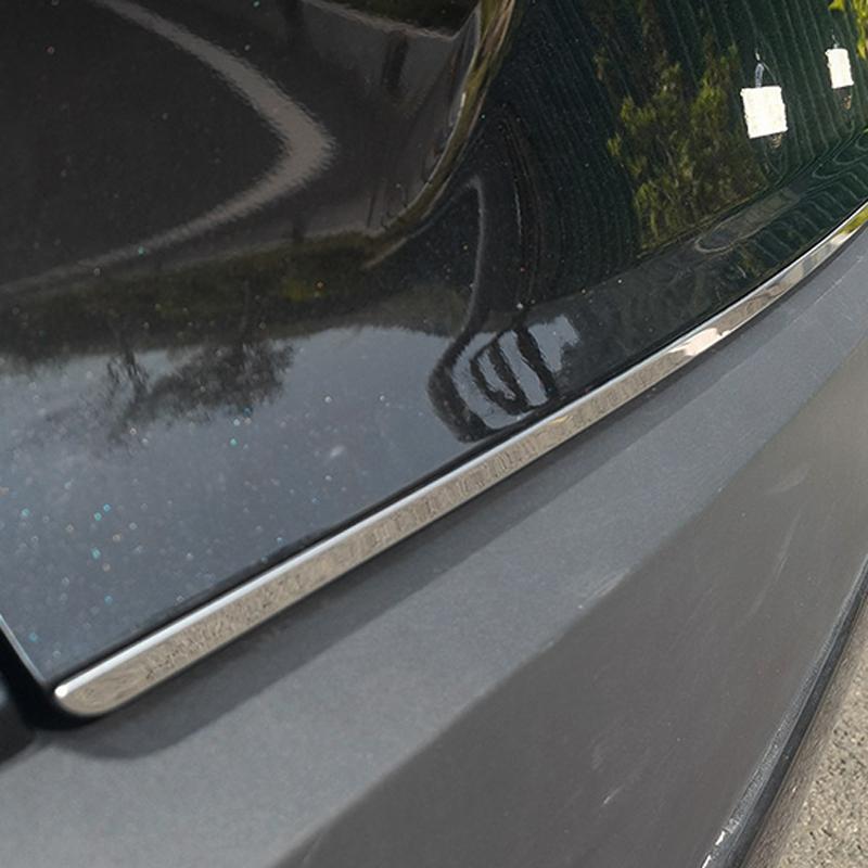 Для Toyota Corolla Cross SUV Нержавеющая сталь Отделка двери багажника Наклейка на заднюю дверь против царапин Аксессуары для стайлинга