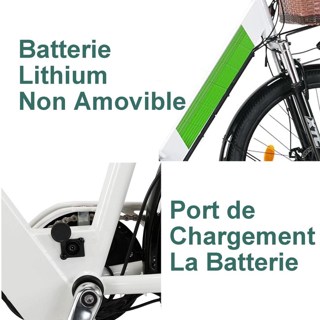 Электровелосипед Cysum cityrun26 '' для взрослых, 250 Вт, мужской электровелосипед, аккумулятор 36 В, 10 Ач, женский электровелосипед 26 дюймов