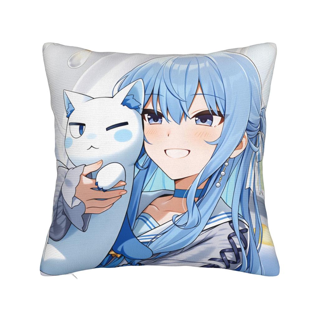 Hot Girl Kawaii Sakura Miko Pillow Cover  Comfy Cushion Cover Morden Pillow Case For Sofa Bedroom Home Decor
