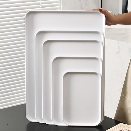 Поднос для сервировки, прямоугольные подносы для овощей и фруктов, для закусок, десертов, печенья, сыра, пластиковые подносы, большие подносы для еды без содержания бисфенола А, праздничные атрибуты