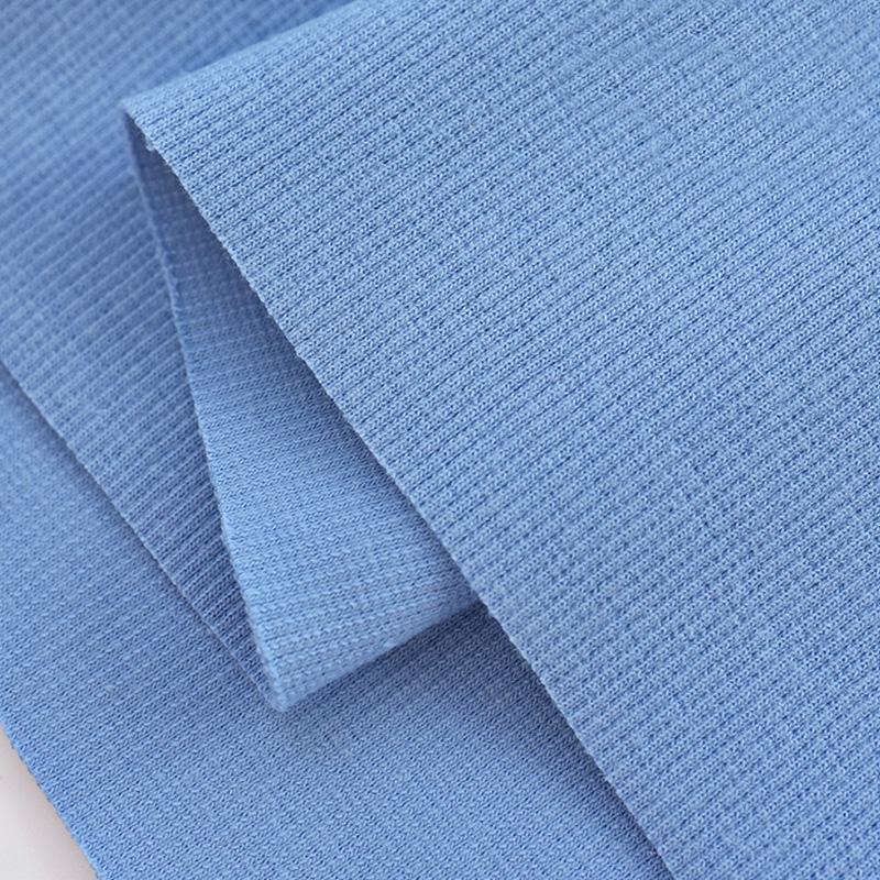 Хлопок Спандекс Рубчик Ткань Эластичный Трикотаж Манжета Пояс Штанина Рукава Толстовка Низ Футболка Топы Отделка рубчиком Джерси Трикотажная ткань в рубчик